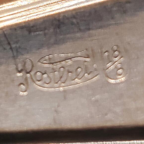 German Stainless Flatware Rostfrei 4 Dinner Forks Simple Design - Picture 3 of 5